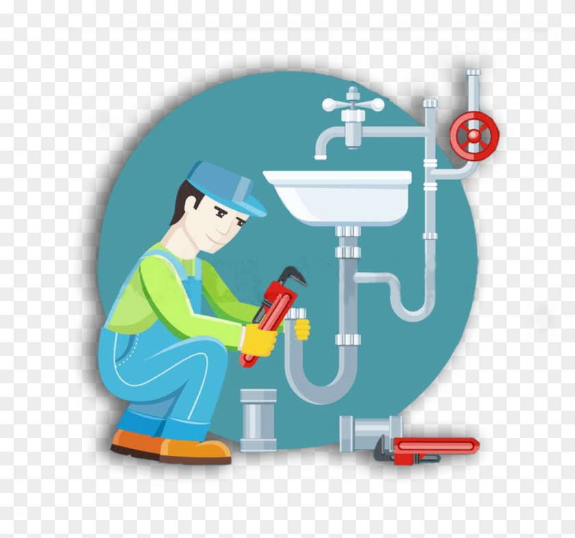 Plumbing And Sanitaryware - Cartoon Plumbing Clipart