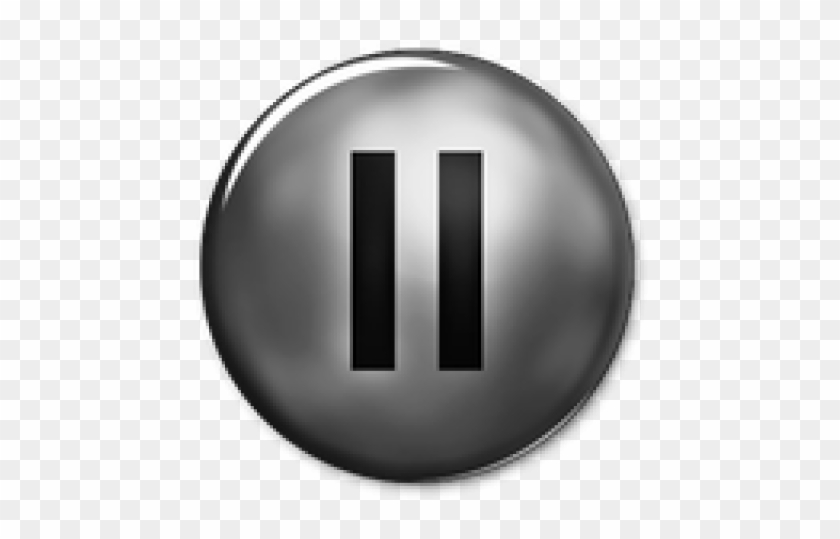 Pause Button Clipart Start - Transparent Pause Button Png #1198373