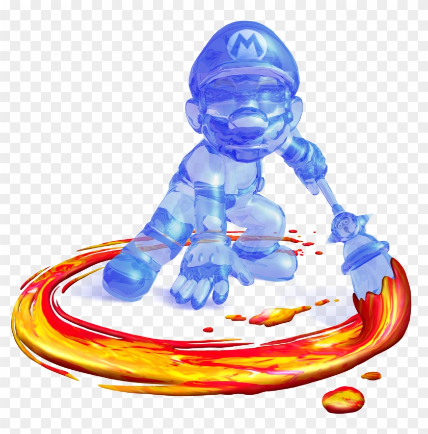 While There, Mario Happens Upon A Doppelgänger The - Paint Mario Super Mario Sunshine Clipart