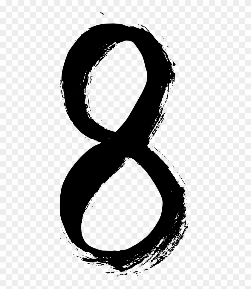 Grunge Number 2 8 - Number 8 Hd Clipart