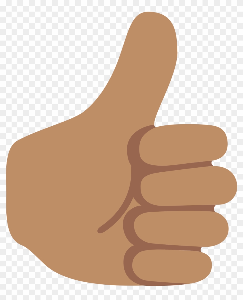 2000 X 2000 10 - Thumbs Up Emoji No Background Clipart