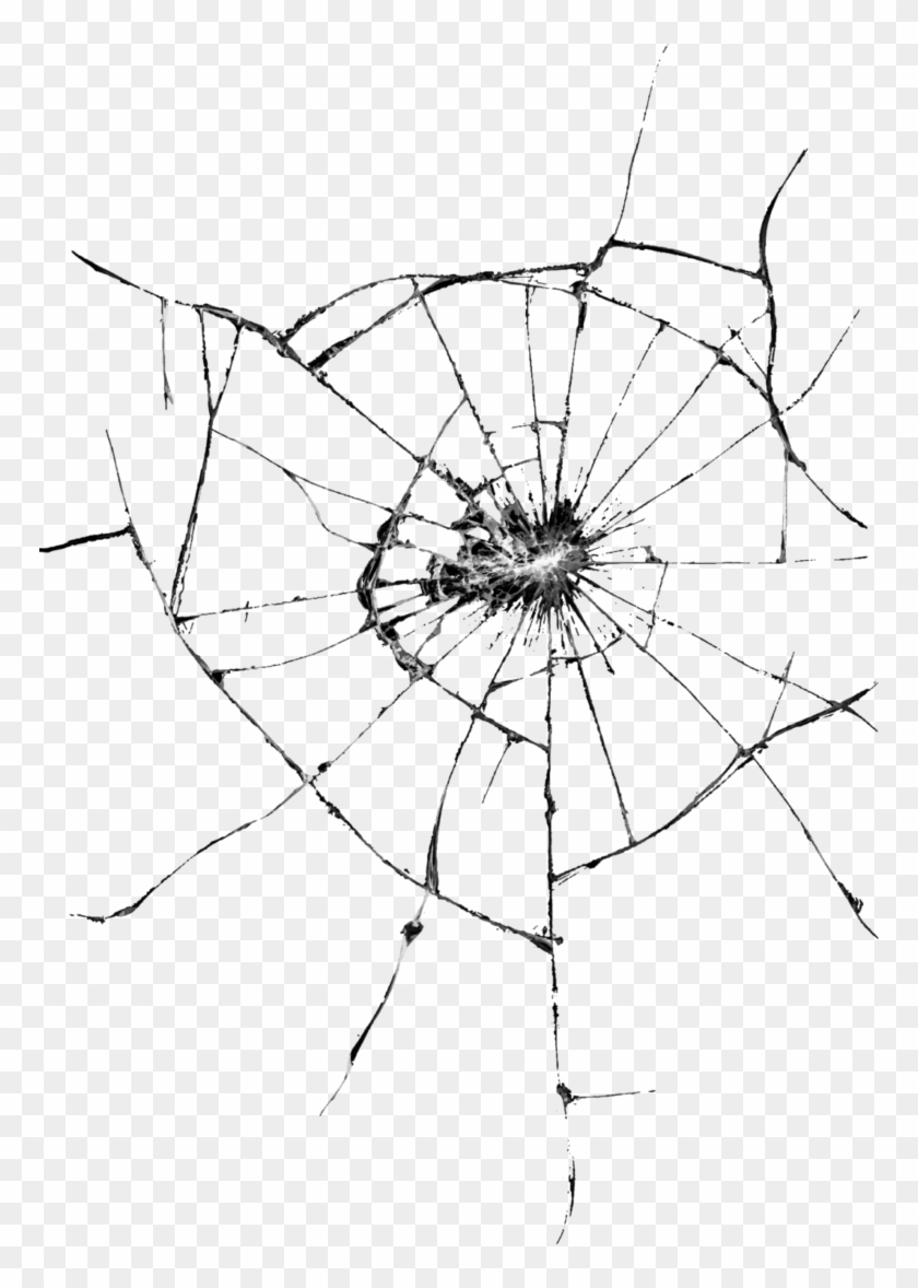 Texture Png - Broken Glass Drawing Clipart #1199563