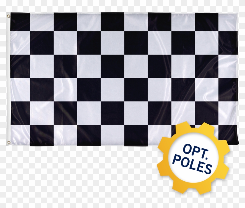 Checkered Flag - Purple And Gold Checkered Flag Clipart