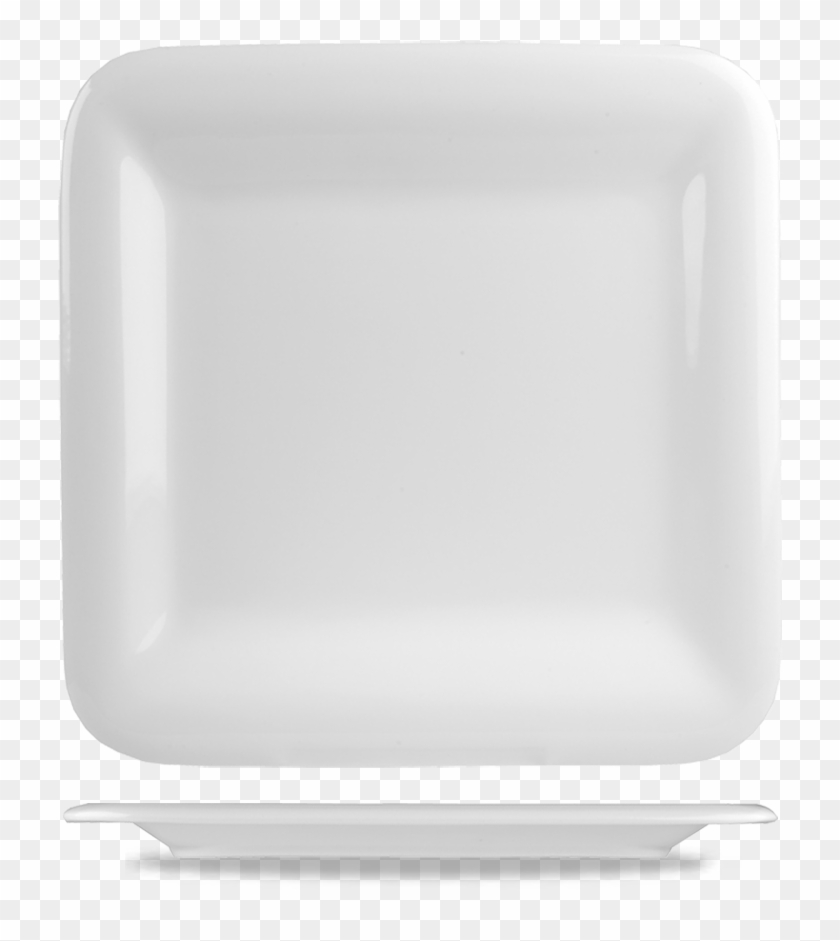 White Square Plate Png - Square Plate Png Clipart