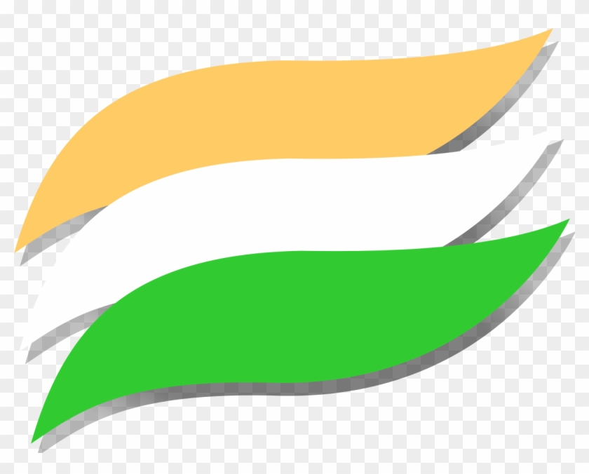 Indian Flag Colors Png - Tri Color Png Clipart