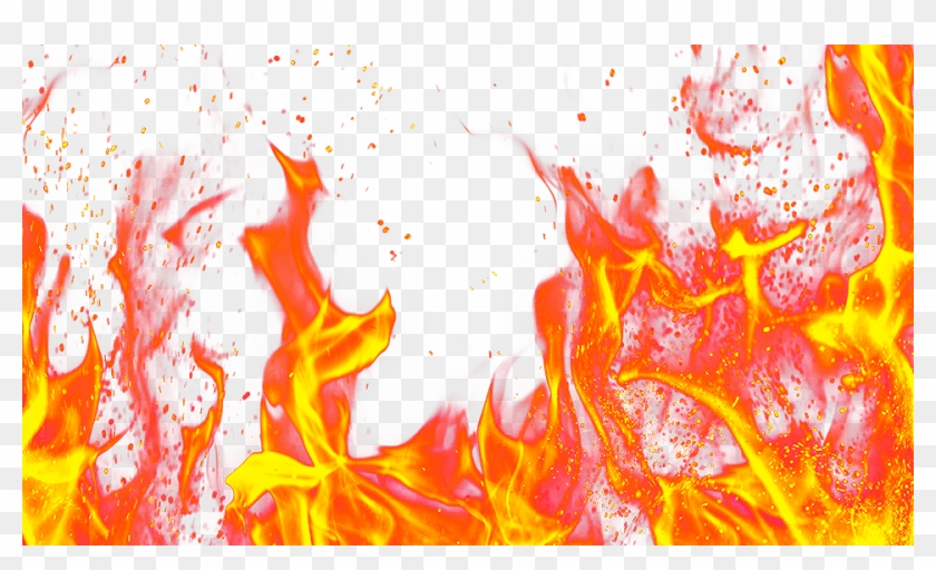 Fire Picture Effect - Flames Clipart - Png Download