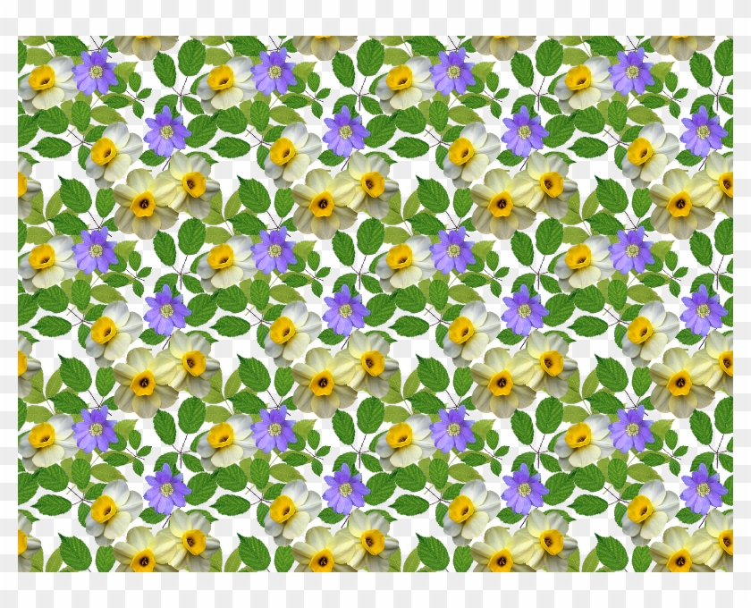 Spring Flower Pattern Png Clipart