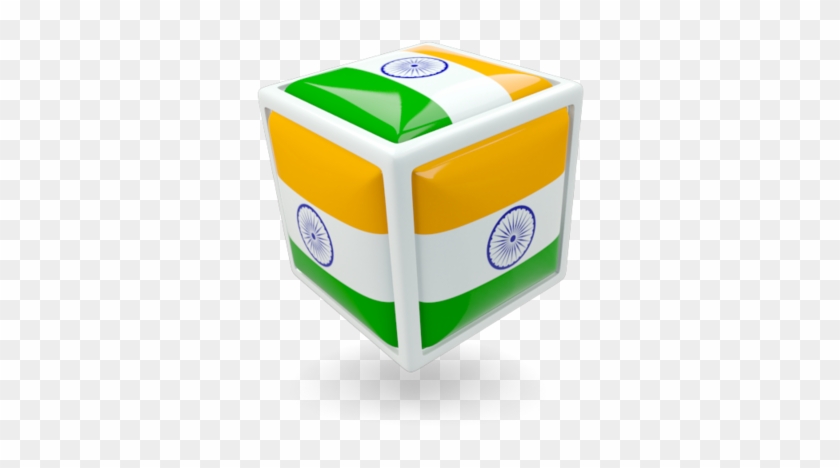 Free Icons Png - 3d Cube Indian Flag Clipart #120246