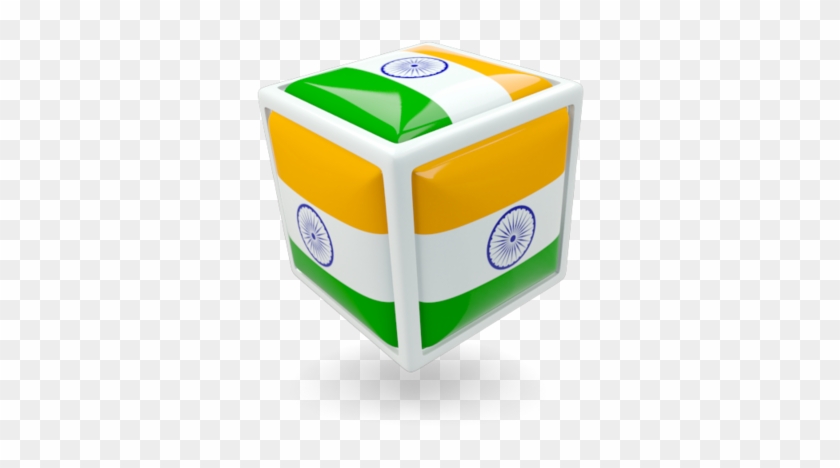 Free Icons Png - 3d Cube Indian Flag Clipart