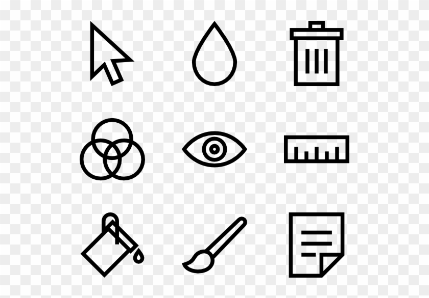 Photo Editing Tools - Free Editing Icons Clipart