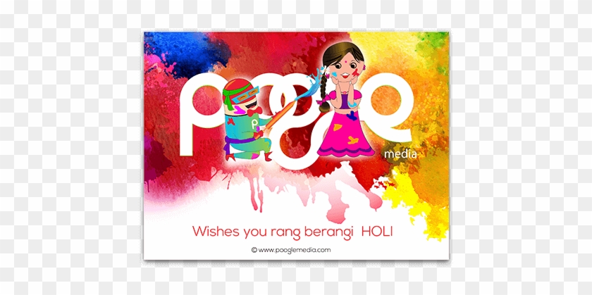 Rang Birangi Holi - Graphic Design Clipart