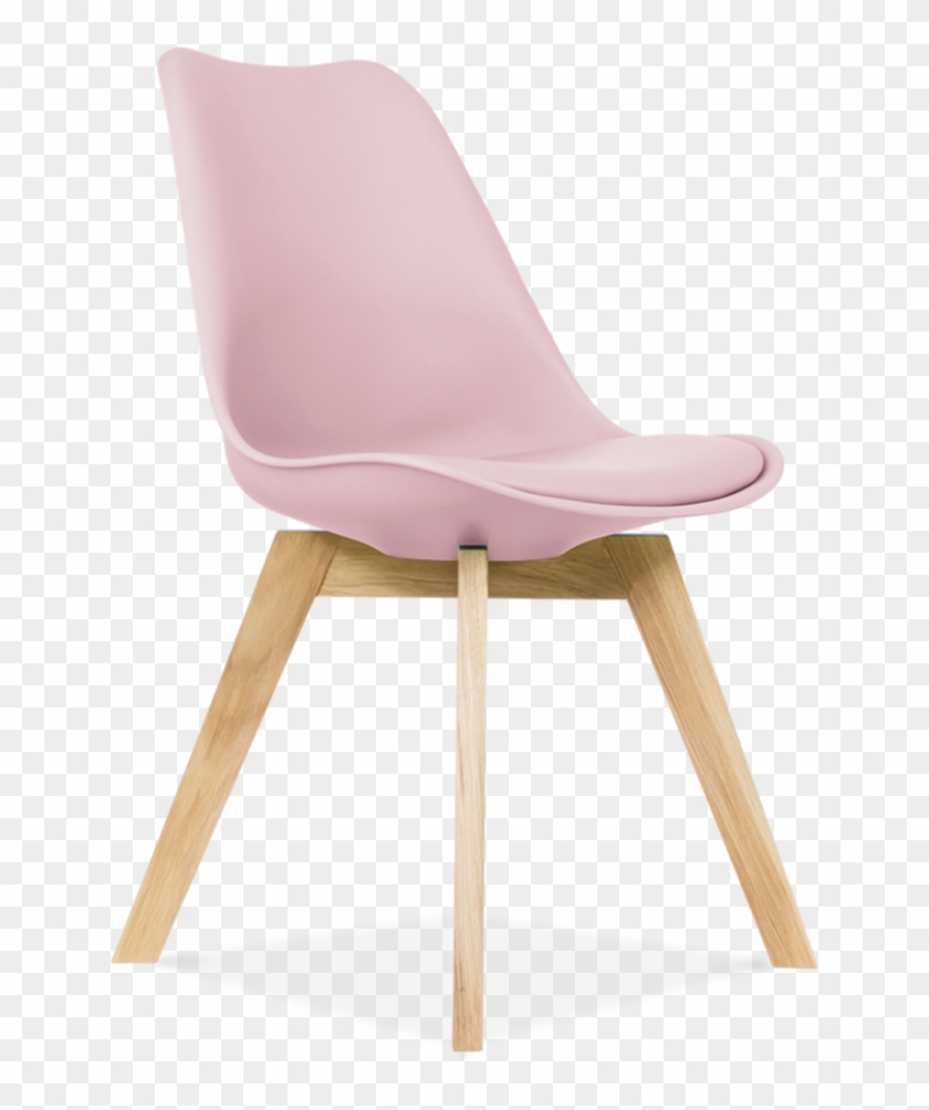 Eames Inspired Candy Floss Pink Dining Chairs With - Pastel Chair Png Clipart #121095