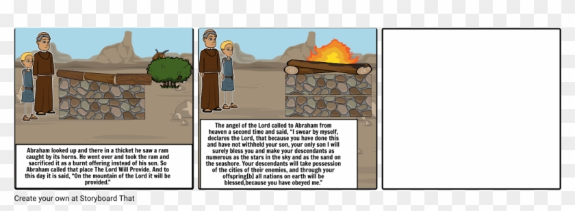 Abraham Test - Cartoon Clipart #121117