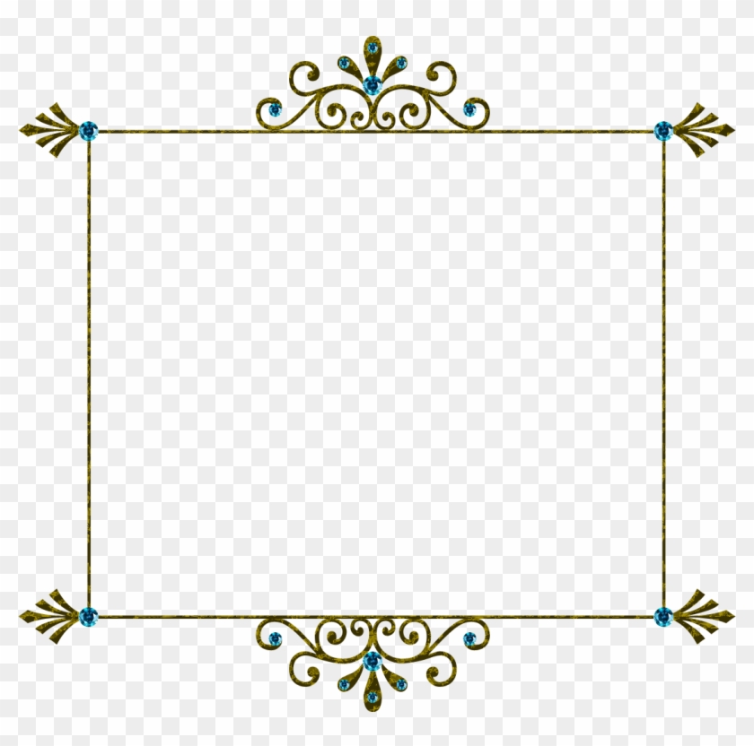 Fancy Borders Png - Vector Black And White Frame Png Clipart