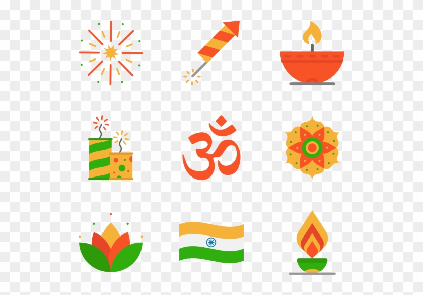 Diwali Elements - Hinduism Clipart #121270