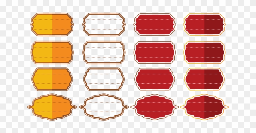 Frames Or Cartouches Vector Vol - Symmetry Clipart #121358