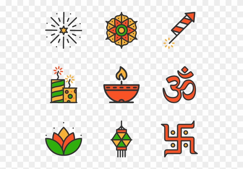 Diwali Elements - Diwali Icon Clipart #121409