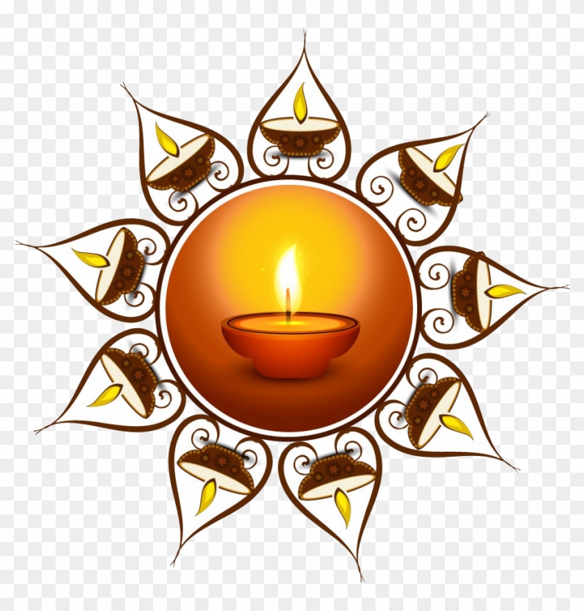 Diwali, Vectors - Diya Images With White Background Clipart