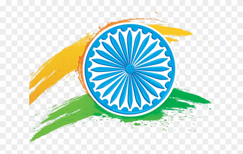 India Flag Clipart Transparent - Indian Flag Splash Png #121501