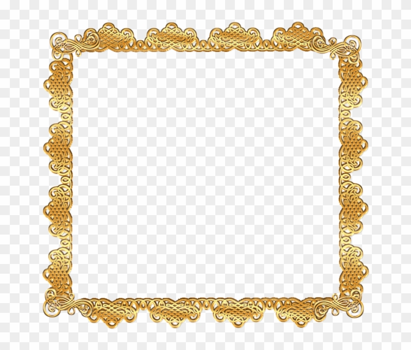 Gold Lace Frame Png - Clip Art Transparent Png #121662