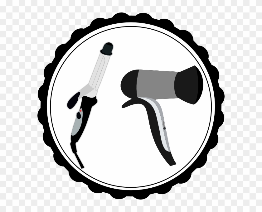 White Makeup Cliparts - Hair Dresser Clip Art - Png Download