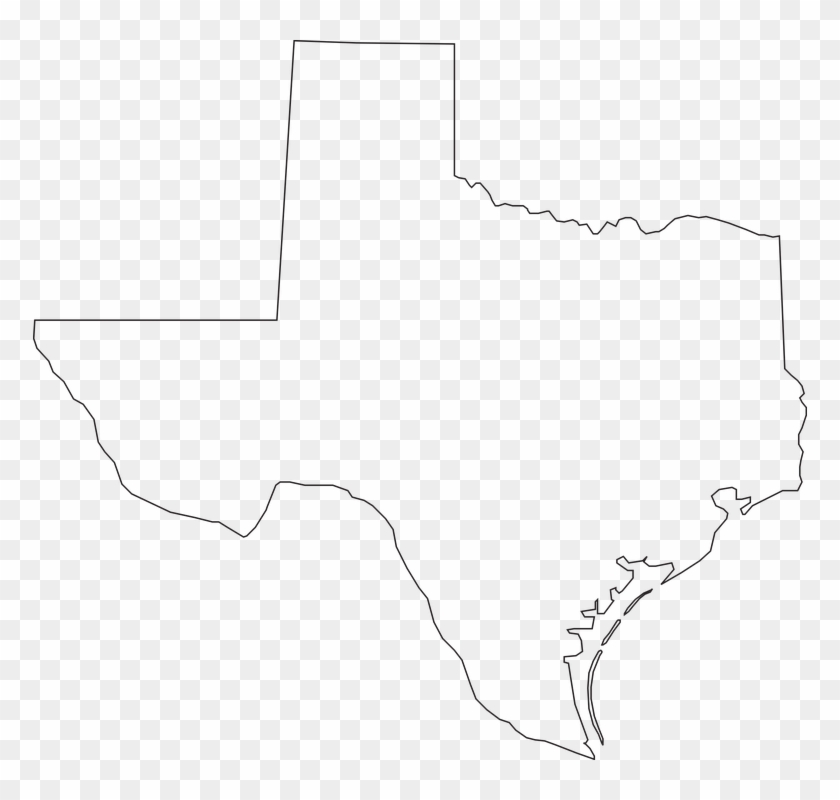 Texas State Png - Texas State Outline Png Clipart