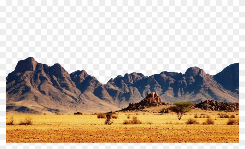 Desert Png Hd Photo - Desert Mountains High Res Clipart #122345