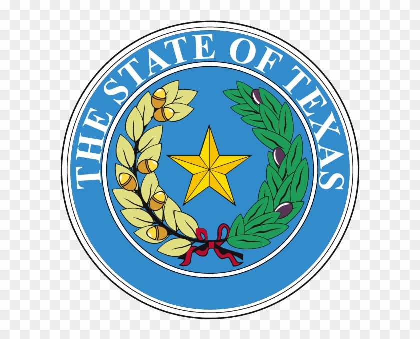 State Seal Of Texas - Texas State Motto Seal Clipart #122371