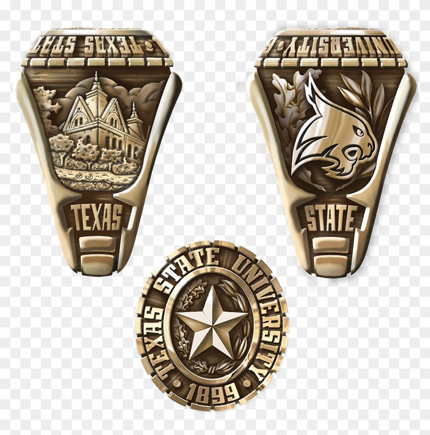 Share Your Ring Design With Friends And Family - Texas State College Ring Clipart #122531