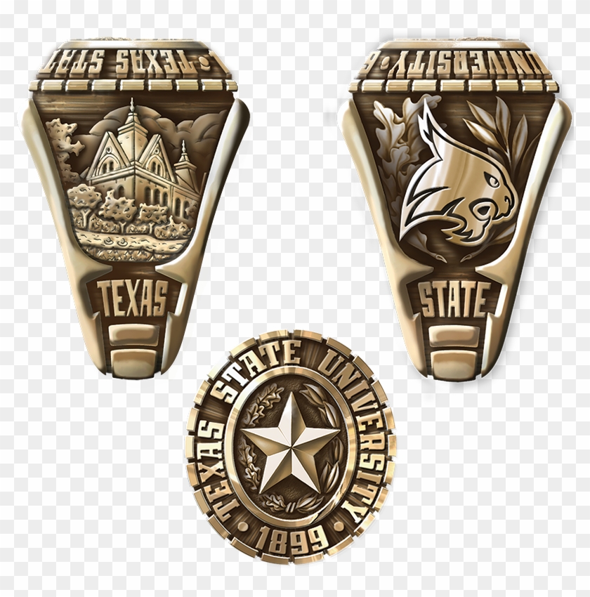 Share Your Ring Design With Friends And Family - Texas State College Ring Clipart