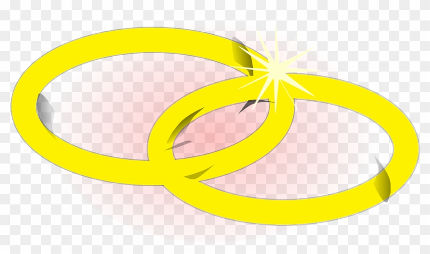 Rings Wedding Rings Gold - Graphic Design Clipart #122584