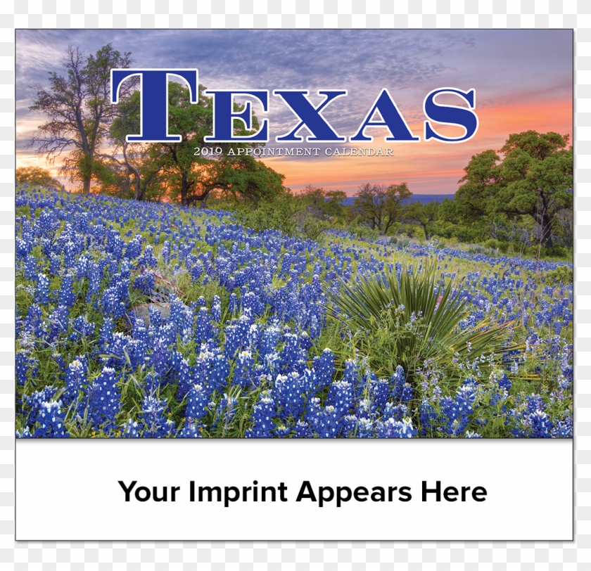 Picture Of Texas State Wall Calendar - Bluebonnet Clipart