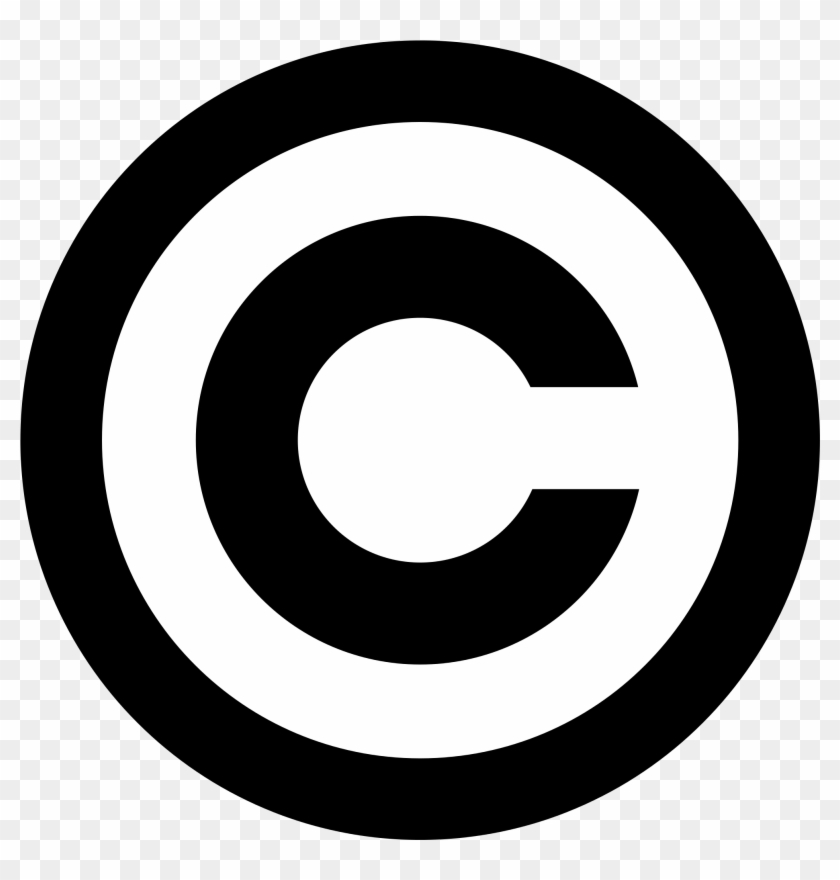 1 - Copyright Symbol Png Clipart