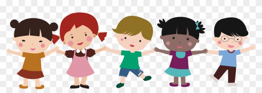 Kids Playing Animated - Greeting Songs For Preschool Clipart