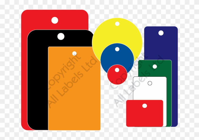 Plastic Tags - Blank - Mobile Phone Clipart #123216