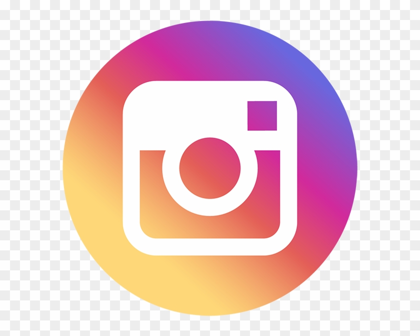 Follow Us On - Small Instagram Round Icon Clipart #123419