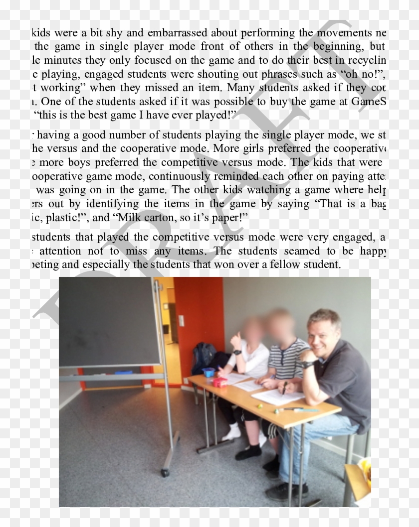 Pictures From Kids Playing The Kinect Recycling Game - Coffee Table Clipart