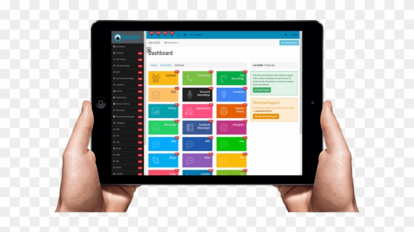 Facebook Spy App-onespy - Onespy Dashboard Clipart #123642