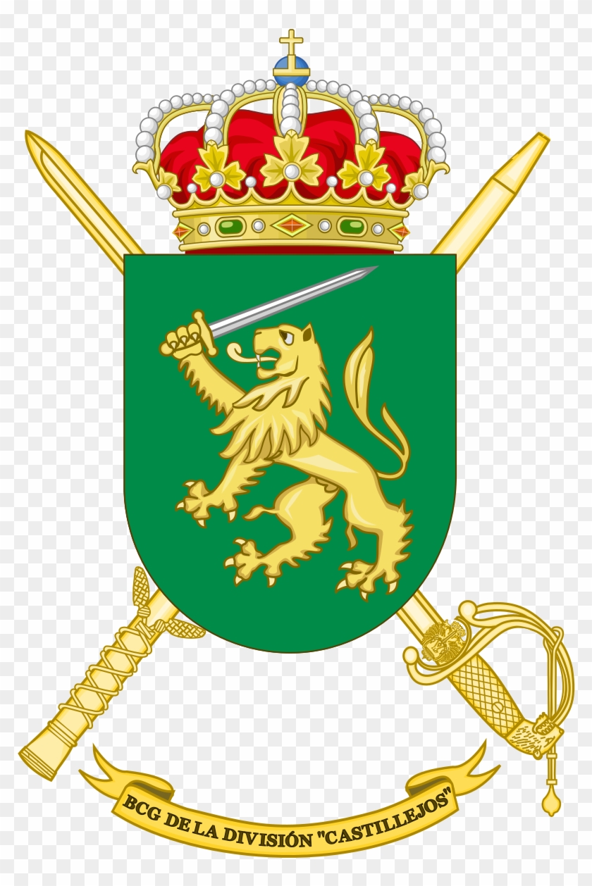 Coat Of Arms Of The Division Castillejos Headquarters - Band Coat Of Arms Clipart #123707