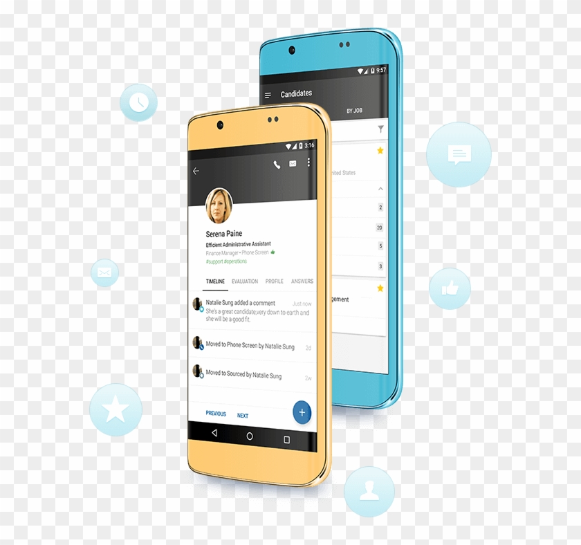 Workable Android Mobile - Iphone Clipart #123728