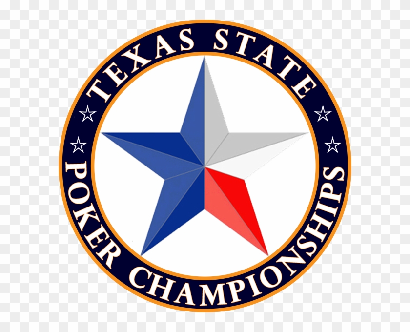 Texas State Poker Championships Round Logo - Circle Clipart #123868
