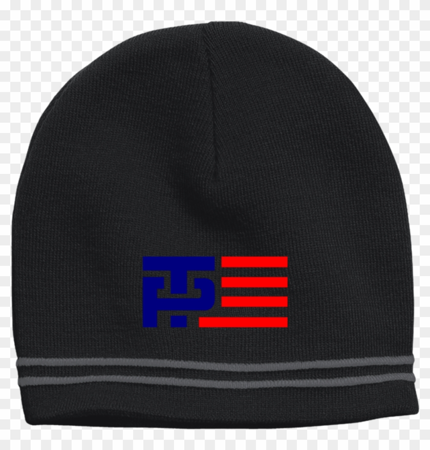 Trump 2020 Logo Colorblock Beanie Hats - Beanie Clipart