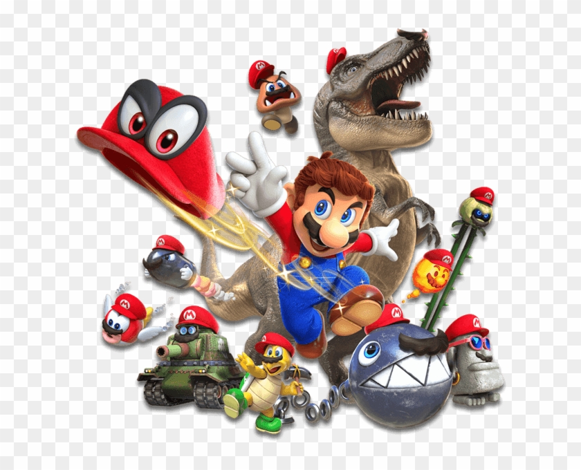Super Mario Odyssey Hats - Super Mario Odyssey Chomp Clipart