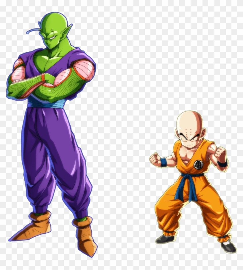Piccolo And Krillin - Dragon Ball Fighterz Character Design Clipart