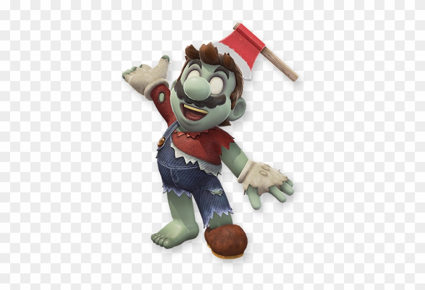 Super Mario Odyssey Toy Figurine - Zombie Mario Odyssey Clipart #124535