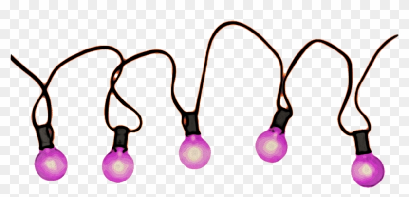 Christmas Lights Clipart Png - Pink Christmas Lights Transparent