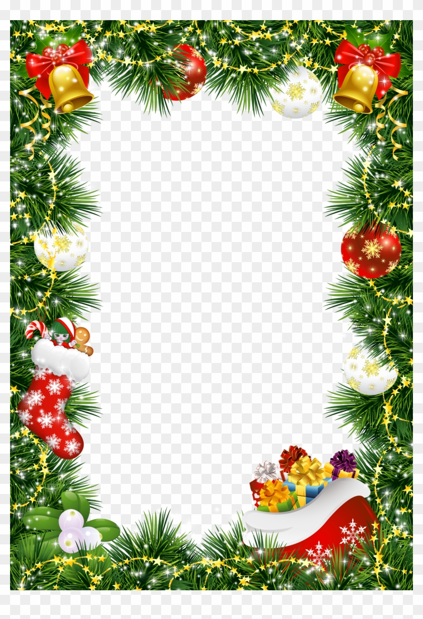 2480 X 3508 13 - Christmas Frame Png Clipart