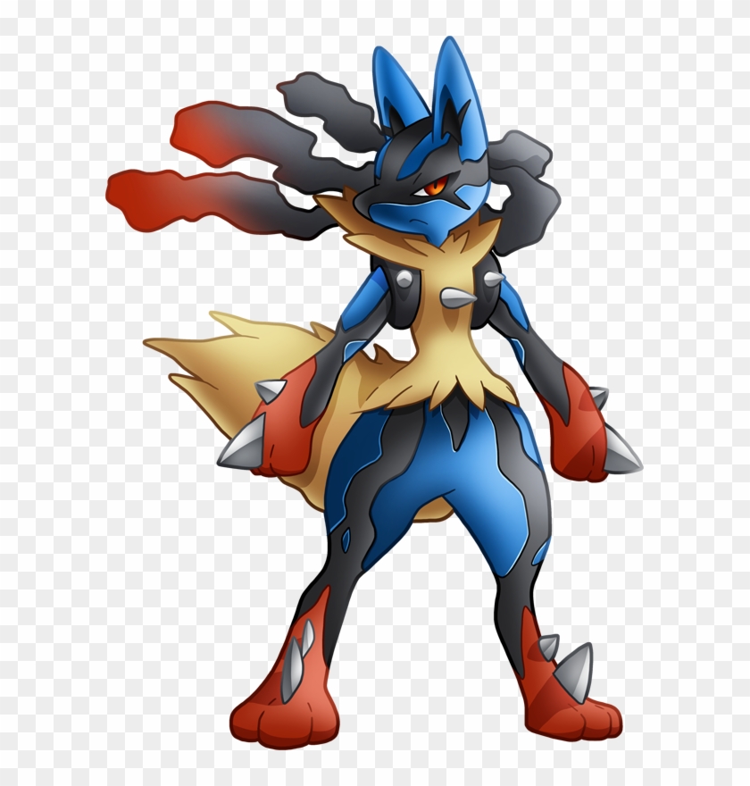 Pokemon Mega-lucario Is A Fictional Character Of Humans - Pokemon Mega Lucario Clipart #124689