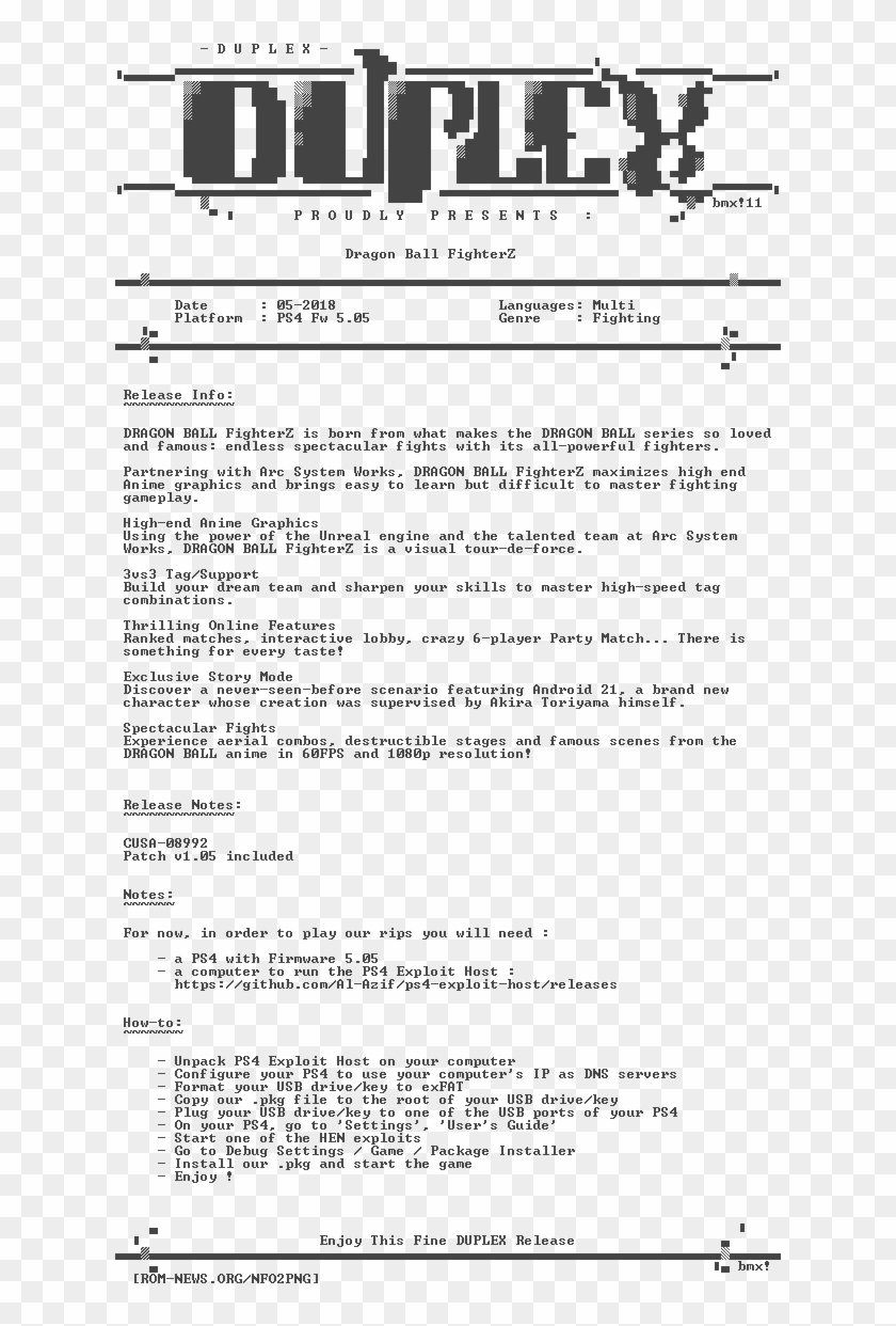 Dragon - Ball - Fighterz - Ps4-duplex - - Playstation 4 Clipart #124843
