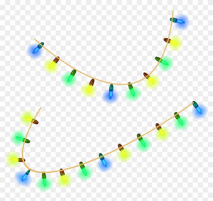 Christmas Lights Transparent Background Clipart